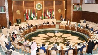 جلسة البرلمان العربي في القاهرة